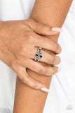 Paparazzi Give It Your ZEST - Black Beads - Silver Ring - Glitzygals5dollarbling Paparazzi Boutique 