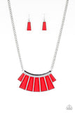 Paparazzi Glamour Goddess Red Necklace - Glitzygals5dollarbling Paparazzi Boutique 