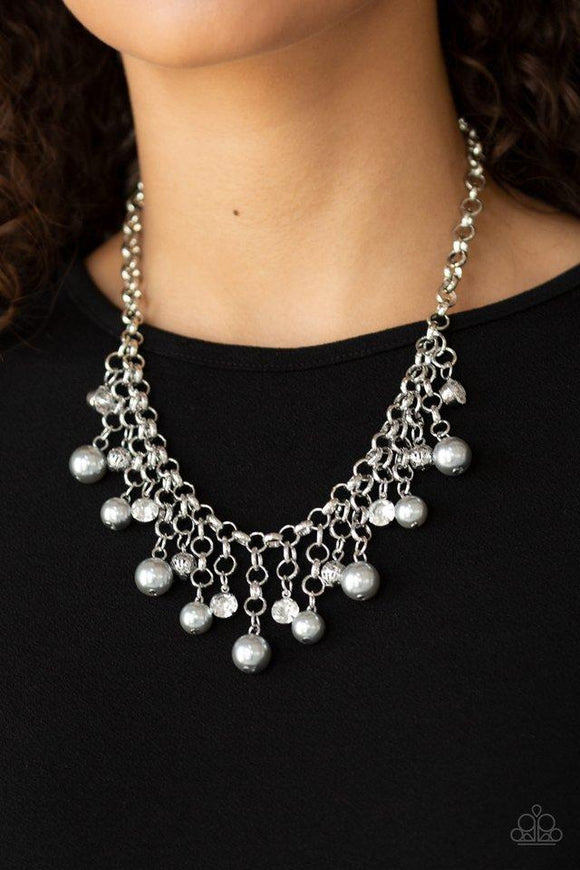 Paparazzi HEIR-headed - Silver Necklace - Glitzygals5dollarbling Paparazzi Boutique 