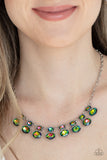 Paparazzi Cosmic Countess - Multi Oil Spill Necklace - Glitzygals5dollarbling Paparazzi Boutique 