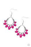 Flamboyant Ferocity - pink - Paparazzi earrings - Glitzygals5dollarbling Paparazzi Boutique 