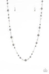 Paparazzi Modernly Majestic Silver Necklace - Glitzygals5dollarbling Paparazzi Boutique 