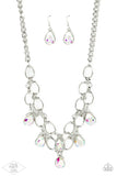 Paparazzi Accessories: Show-Stopping Shimmer - Multi Iridescent Necklace - Exclusive - Glitzygals5dollarbling Paparazzi Boutique 