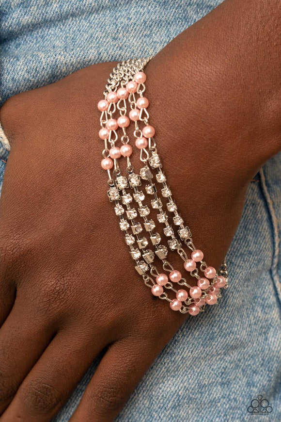 Experienced in Elegance Pink ~ Paparazzi Bracelet - Glitzygals5dollarbling Paparazzi Boutique 