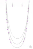 Colorful Cadence Purple ~ Paparazzi Necklace - Glitzygals5dollarbling Paparazzi Boutique 