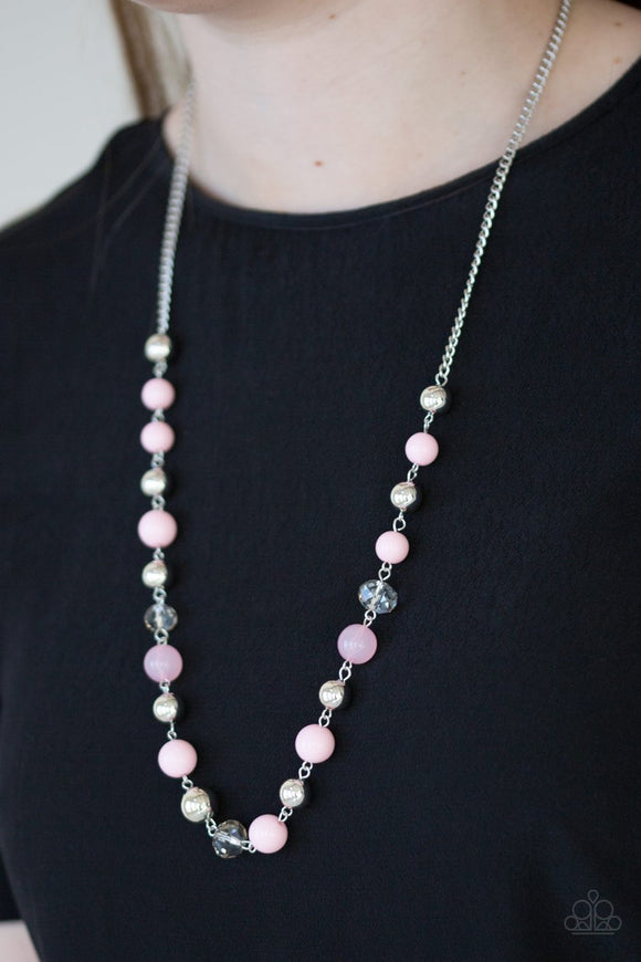 Paparazzi Weekend Getaway Pink Necklace - Glitzygals5dollarbling Paparazzi Boutique 
