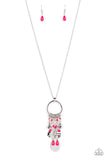 Totally Trolling Pink ~ Paparazzi Necklace - Glitzygals5dollarbling Paparazzi Boutique 