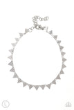 Paparazzi “Sand Shark” Silver ANKLET - Glitzygals5dollarbling Paparazzi Boutique 