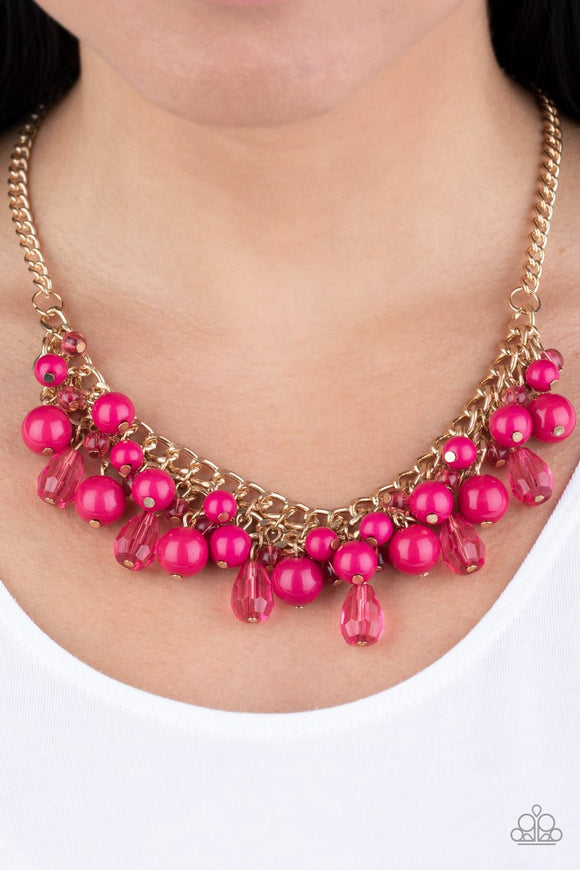 Paparazzi Necklace ~ Tour de Trendsetter - Pink - Glitzygals5dollarbling Paparazzi Boutique 