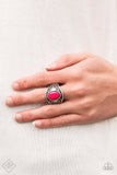 Paparazzi Lets Take It From The POP - Pink - Embossed Vine Filigree - Ring - Fashion Fix Exclusive February 2020 - Glitzygals5dollarbling Paparazzi Boutique 