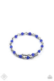 Paparazzi Bracelet ~ Ethereally Entangled - Fashion Fix Nov 2020 - Blue - Glitzygals5dollarbling Paparazzi Boutique 