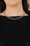 Craveable Couture Gold ~ Paparazzi Necklace - Glitzygals5dollarbling Paparazzi Boutique 