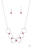 Paparazzi Regal Society - Pink - Necklace & Earrings - Glitzygals5dollarbling Paparazzi Boutique 