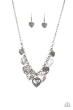 Grow Love - white - Paparazzi necklace Hearts - Glitzygals5dollarbling Paparazzi Boutique 