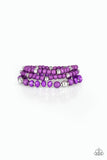 Paparazzi Mountain Artist - Purple - Bracelet - Glitzygals5dollarbling Paparazzi Boutique 