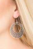 Wistfully Winchester - silver - Paparazzi earrings - Glitzygals5dollarbling Paparazzi Boutique 