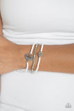 Paparazzi “Lover’s Loot” White Bracelets - Glitzygals5dollarbling Paparazzi Boutique 