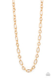 Ringside Throne Gold ~ Paparazzi Men’s Necklace - Glitzygals5dollarbling Paparazzi Boutique 
