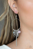 Paparazzi Accessories: TWEET Dreams - Pink Iridescent Earrings - Glitzygals5dollarbling Paparazzi Boutique 