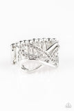 Paparazzi Infinite Illumination Silver Hematite Ring - Glitzygals5dollarbling Paparazzi Boutique 