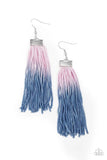 Paparazzi Accessories Dual Immersion - Pink Earrings - Glitzygals5dollarbling Paparazzi Boutique 