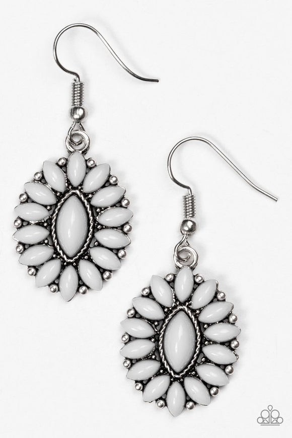 Paparazzi “Spring Tea Parties” Silver Earrings - Glitzygals5dollarbling Paparazzi Boutique 
