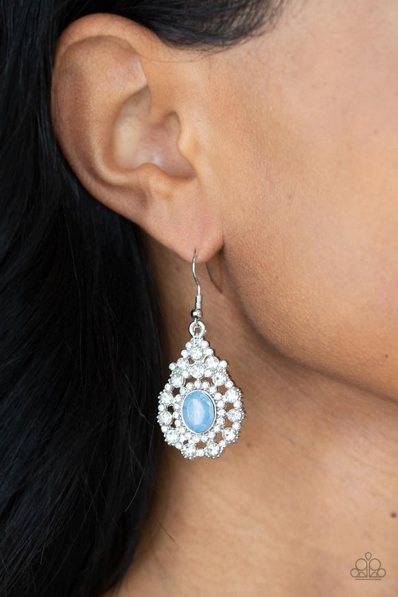 Celestial Charmer - blue - Paparazzi earrings - Glitzygals5dollarbling Paparazzi Boutique 