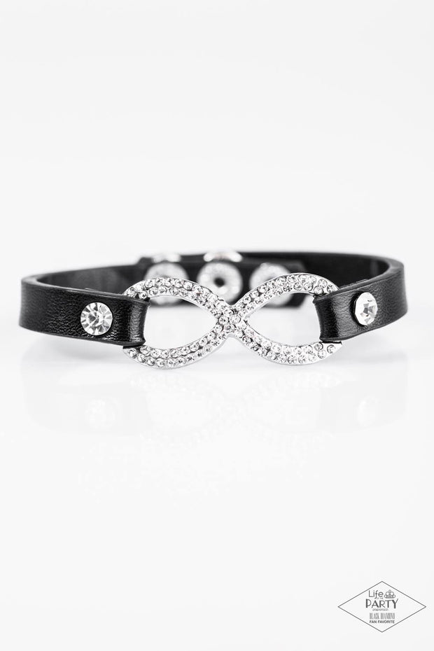 Paparazzi Innocent Till Proven GLITZY! Infinity bracelet - Glitzygals5dollarbling Paparazzi Boutique 