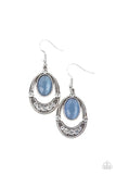 Paparazzi Earring ~ Serene Shimmer - Blue - Glitzygals5dollarbling Paparazzi Boutique 