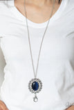 Oh My Medallion Blue ~ Paparazzi Necklace - Glitzygals5dollarbling Paparazzi Boutique 