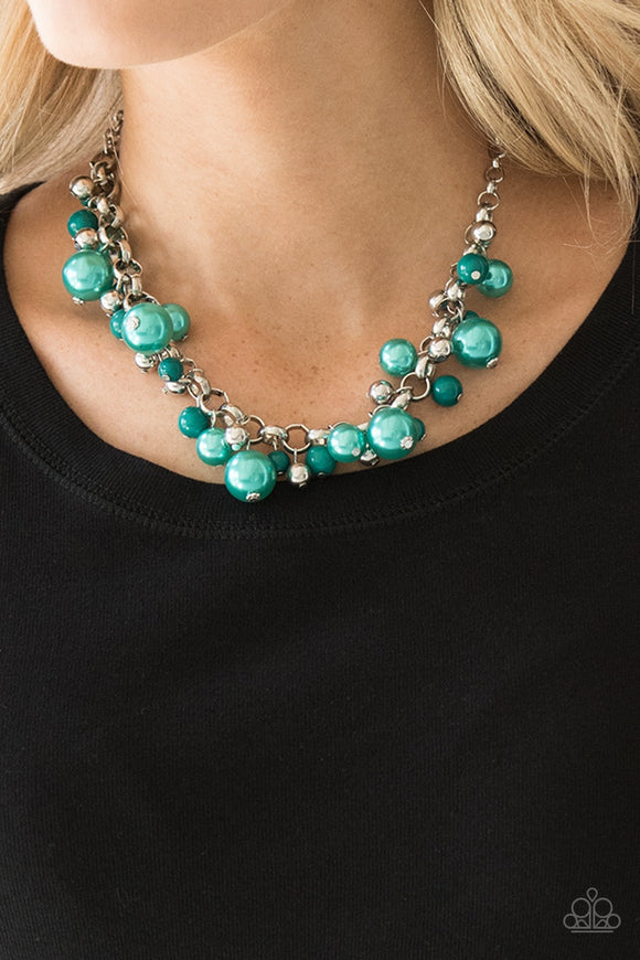 Paparazzi The Upstater Green Necklace - Glitzygals5dollarbling Paparazzi Boutique 