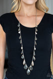 Paparazzi GLOW And Steady Wins The Race - Brown - Necklace and matching Earrings - Glitzygals5dollarbling Paparazzi Boutique 