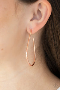 City Curves - copper - Paparazzi earrings - Glitzygals5dollarbling Paparazzi Boutique 