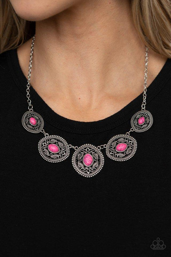 Paparazzi Necklace ~ Alter ECO - Pink - Glitzygals5dollarbling Paparazzi Boutique 