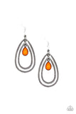 Paparazzi Earring ~ Drops of Color - Orange - Glitzygals5dollarbling Paparazzi Boutique 