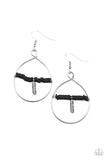 Free Bird Freedom Black ~ Paparazzi Earring - Glitzygals5dollarbling Paparazzi Boutique 