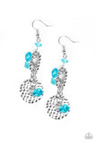 Seaside Catch - blue - Paparazzi earrings - Glitzygals5dollarbling Paparazzi Boutique 