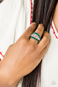 Paparazzi Trending Treasure - Green - Ring - Glitzygals5dollarbling Paparazzi Boutique 