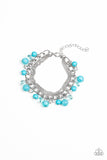 Paparazzi Let Me SEA! - Blue - Rhinestone Bracelet - Glitzygals5dollarbling Paparazzi Boutique 