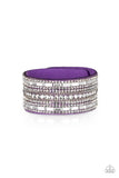 Paparazzi Rebel Radiance - Purple Wrap Bracelet - Glitzygals5dollarbling Paparazzi Boutique 