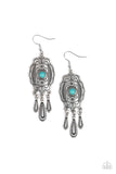 Natural Native - blue - Paparazzi earrings - Glitzygals5dollarbling Paparazzi Boutique 