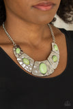 Paparazzi RULER In Favor - Green Necklace - Glitzygals5dollarbling Paparazzi Boutique 