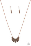 Monumental March Copper ~ Paparazzi Necklace - Glitzygals5dollarbling Paparazzi Boutique 