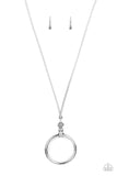 BLING Into Focus Silver Necklace - Glitzygals5dollarbling Paparazzi Boutique 