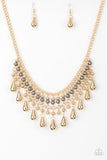 Paparazzi “Don’t Forget to BOSS!” Gold Necklace - Glitzygals5dollarbling Paparazzi Boutique 