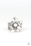 Ask For Flowers - White Ring - Paparazzi Accessories - Glitzygals5dollarbling Paparazzi Boutique 