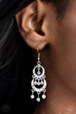 Paparazzi Mainstage Meet and Greet - White Moonstone Earrings - Fashion Fix Exclusive February 2019 - Glitzygals5dollarbling Paparazzi Boutique 