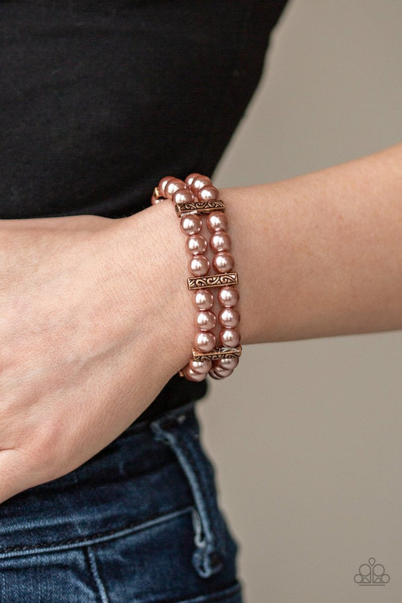 Modern Day Mariner - copper - Paparazzi bracelet - Glitzygals5dollarbling Paparazzi Boutique 