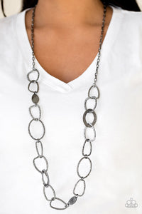 Paparazzi Metro Nouveau Black Necklace - Glitzygals5dollarbling Paparazzi Boutique 