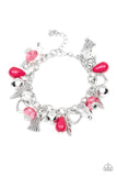 Paparazzi Completely Innocent Pink Charm Bracelet - Glitzygals5dollarbling Paparazzi Boutique 